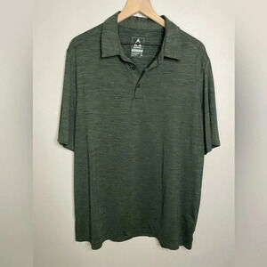 Gerry Men's XL Green Short Sleeve Stretch Performance Polo Shirt Size XLarge